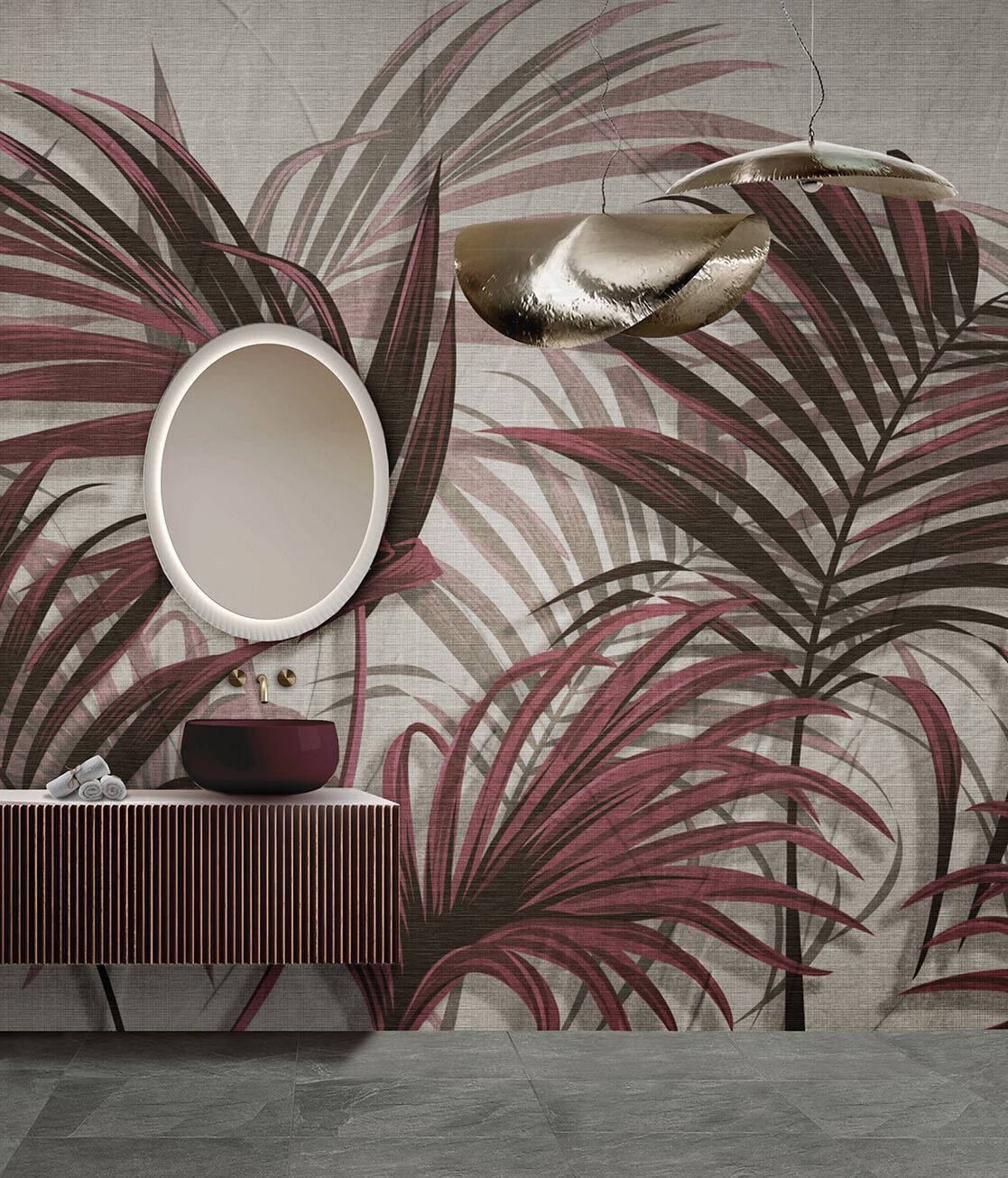 Обои с цветочными мотивами N.O.W. Edizioni NATURE / TROPICAL SYMPHONY ARCH-00087455 - Вид №1