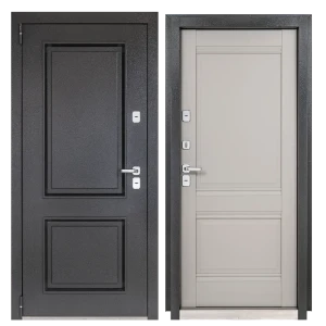 Дверь входная металлическая Порта Т-4 98x205 см левая серая