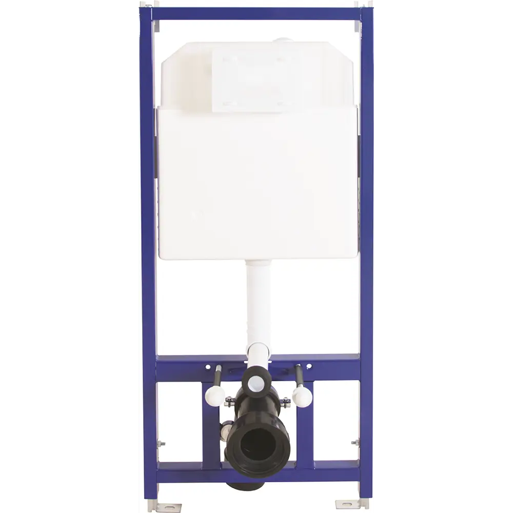 Инсталляция для унитазов Novum L2 с кнопкой цвет матовый хром BERGES WASSERHAUS STLM-2067616 - Вид №2