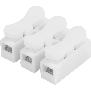 Клеммы нажимные пружинные СМК-823-2-5 2-проводные 1.5мм² белые 5шт 26737 9