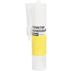 Герметик акриловый белый, 260 мл