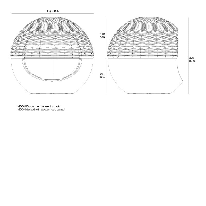 Садовая кровать из полиэтилена igloo Vondom ARCH-00116555 - Вид №8
