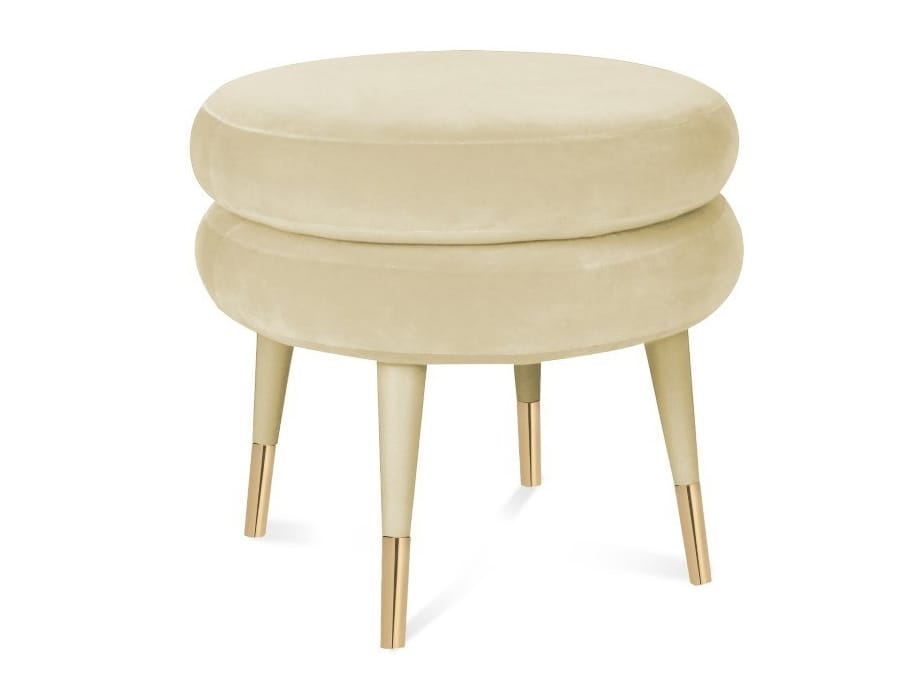 Бархатный низкий стул ROYAL STRANGER MARSHMALLOW ARCH-00022152