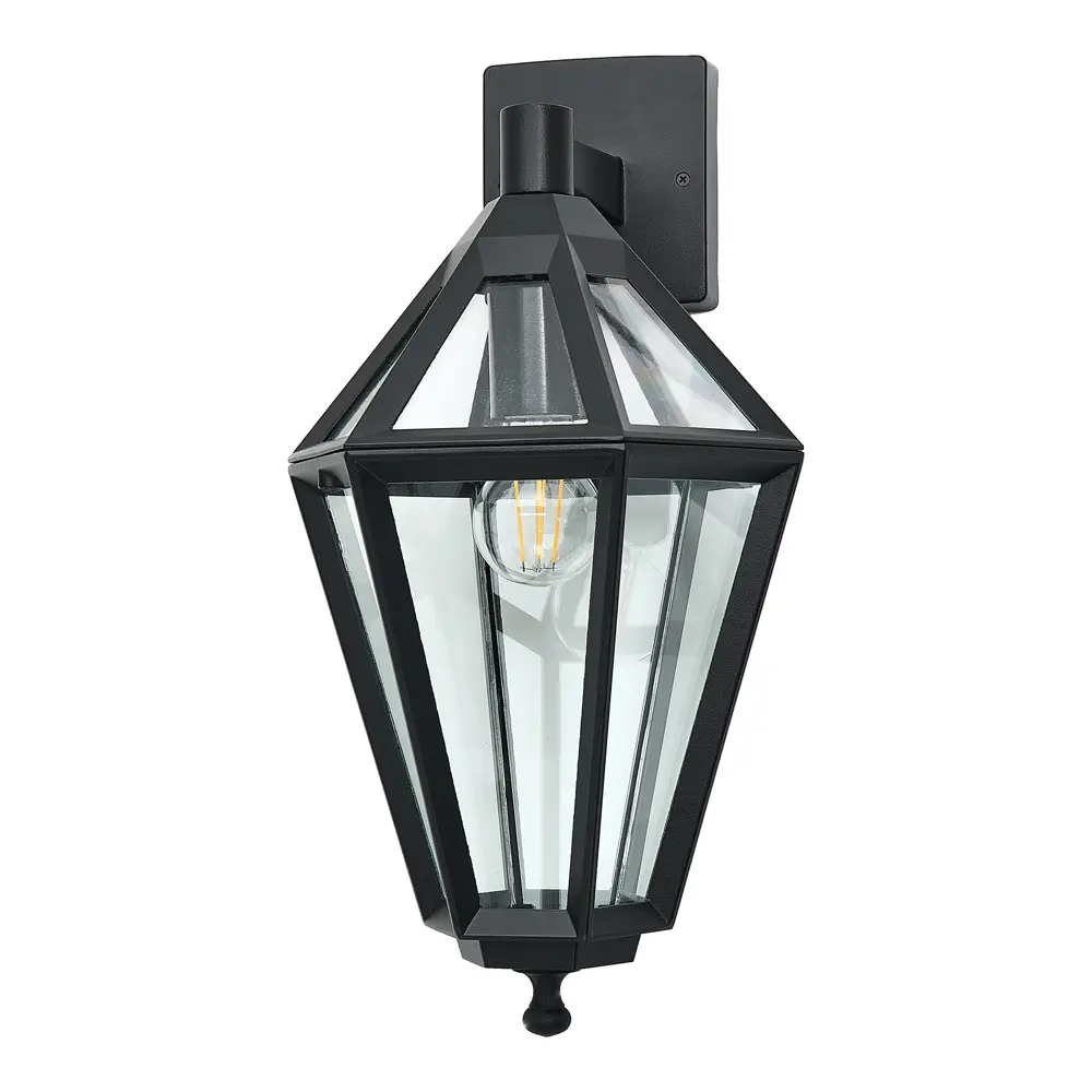 Светильник уличный настенный KREAFORTA Radley 60 Вт IP44 цвет черный STLM-2164619 - Вид №5