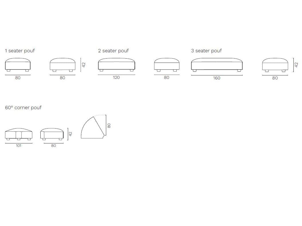 Ткань сад диван FREZZA Alplus Lounge Outdoor ARCH-00078615 - Вид №8