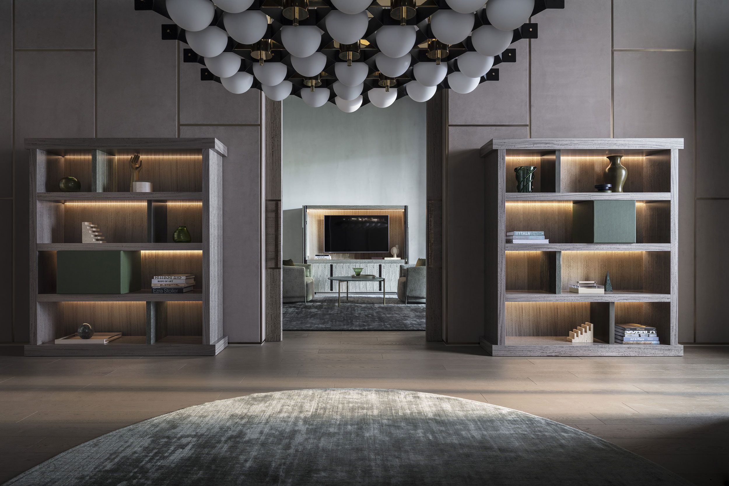 Выдвижной эвкалиптовый ТВ-шкаф OAK Metronome ARCH-00119397 - Вид №4