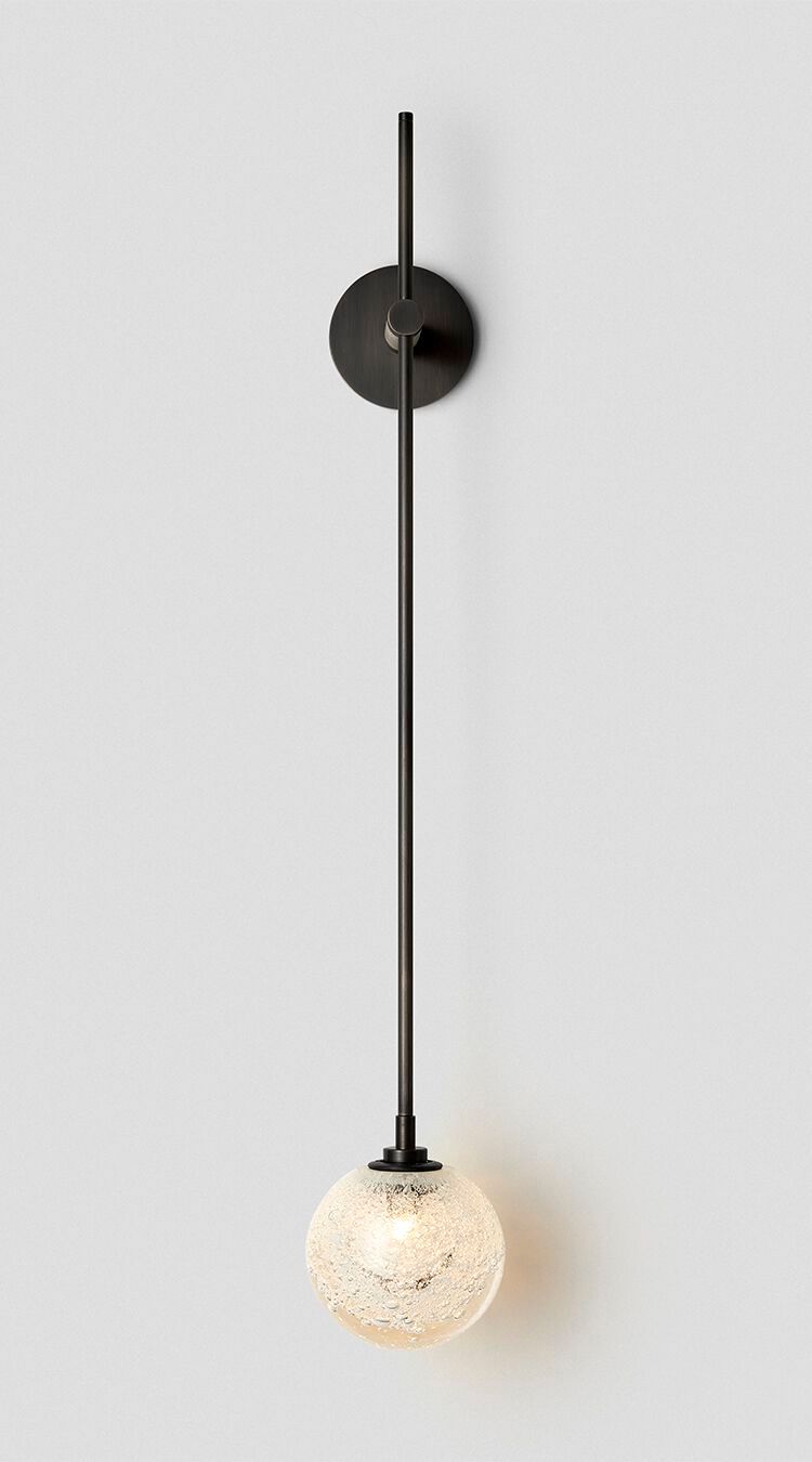 Светодиодный настенный светильник из латуни и стекла Articolo Studios Fizi ARCH-00042797 - Вид №1