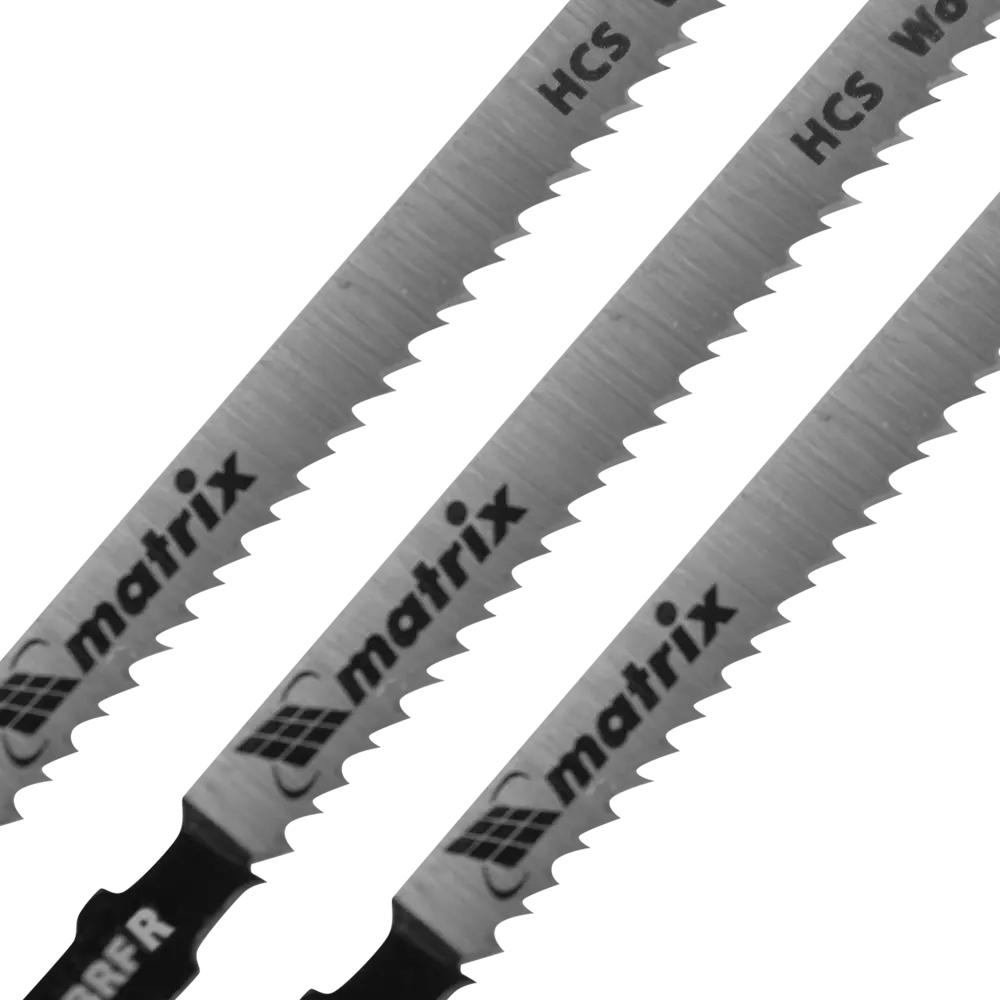 Пилка для лобзика по дереву Matrix T101BR чистый рез, 3 шт STLM-2205206 - Вид №1
