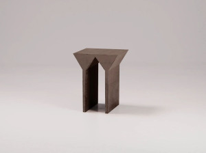 Бетонный журнальный столик