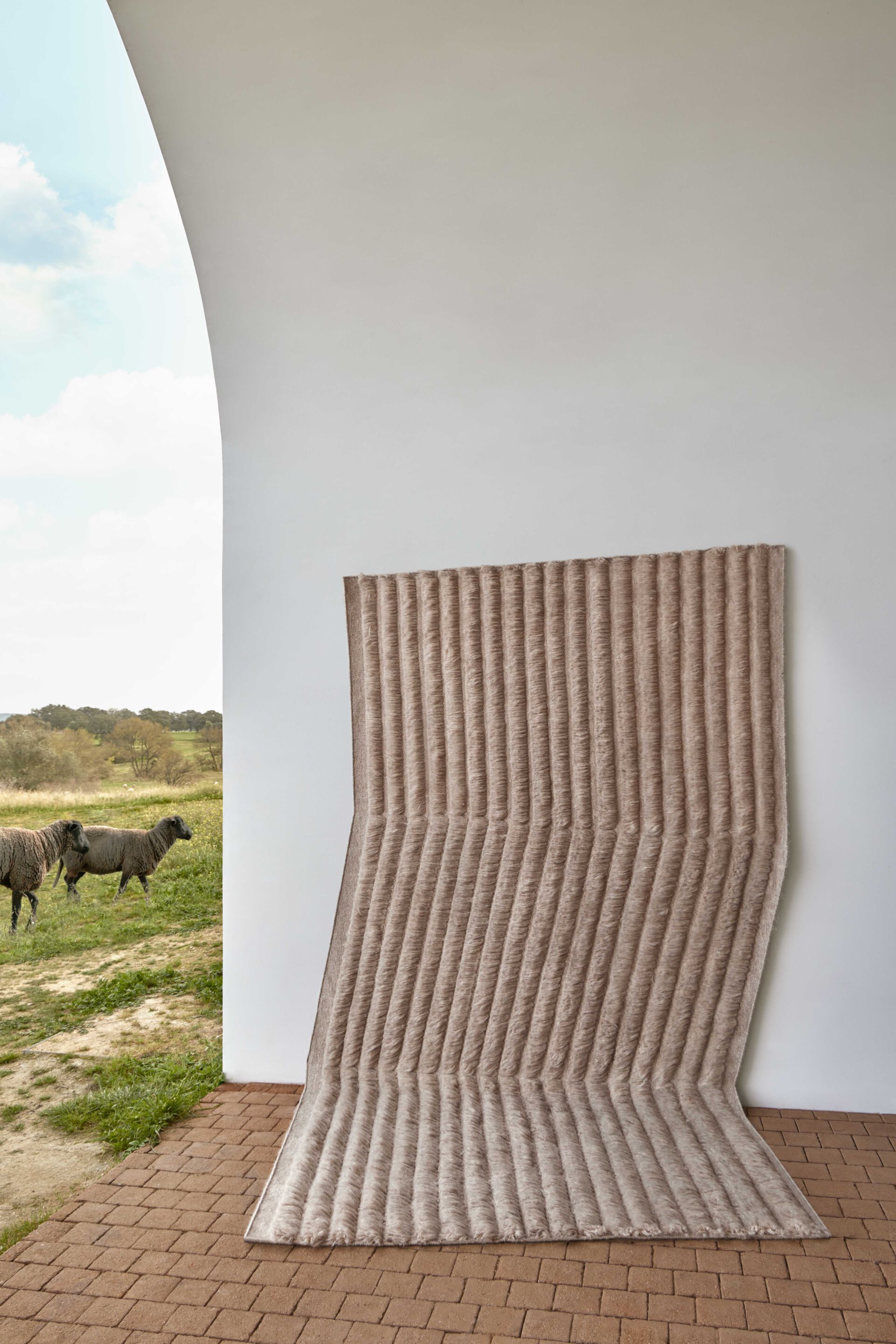 Шерстяной ковер с длинным ворсом GAN LINES ARCH-00121496 - Вид №5