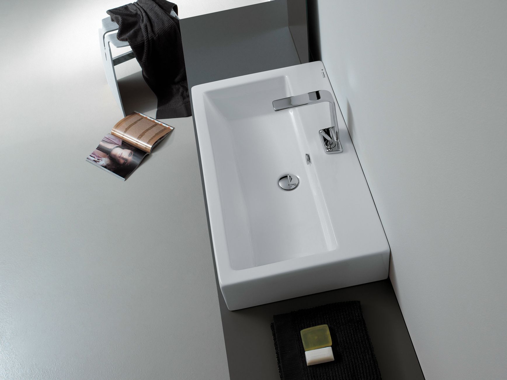 Одинарный прямоугольный умывальник Newform умывальники ARCH-00037019 - Вид №1