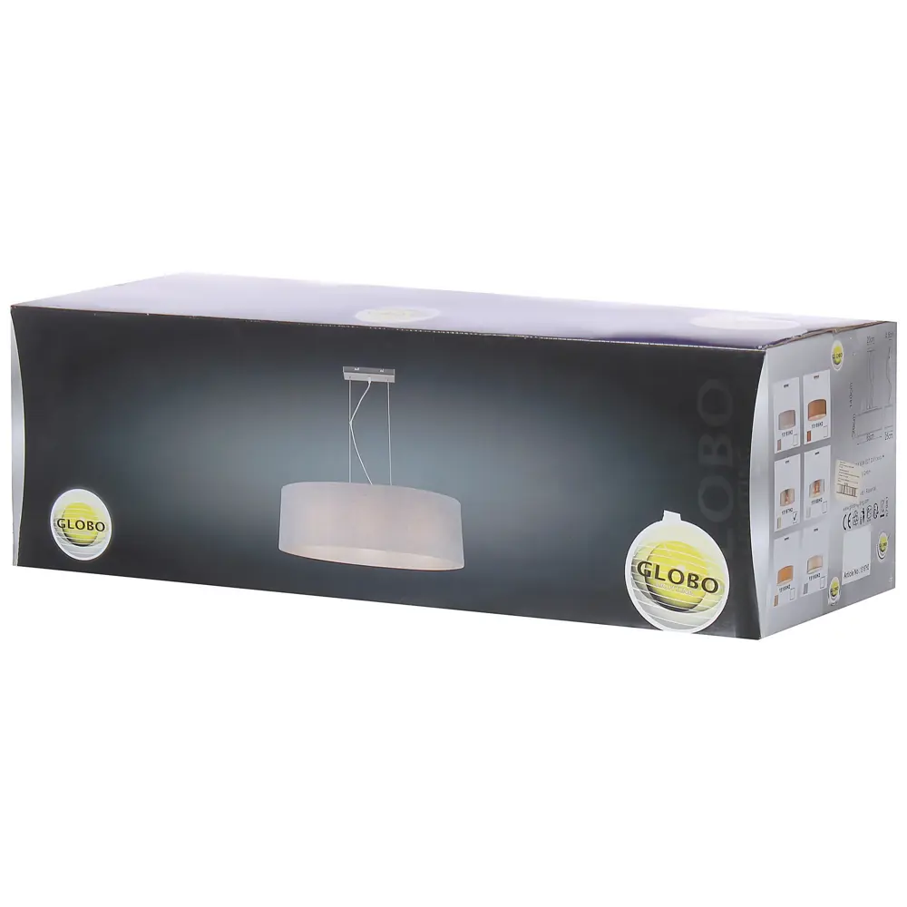 Подвесной светильник 15223 3xE27х60 Вт, цвет белый Globo STLM-2202581 - Вид №3