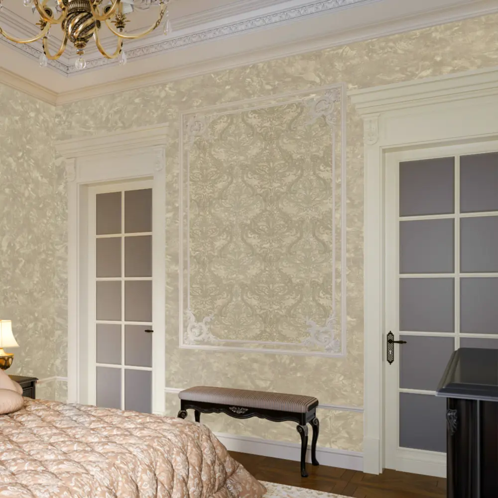 Обои флизелиновые Мир Art Nouveau коричневые 1.06 м 46-118-06 82014238 STLM-2157374 - Вид №2