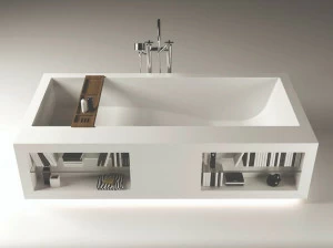 MOMA Design Прямоугольная ванна из массивной поверхности  Jdt