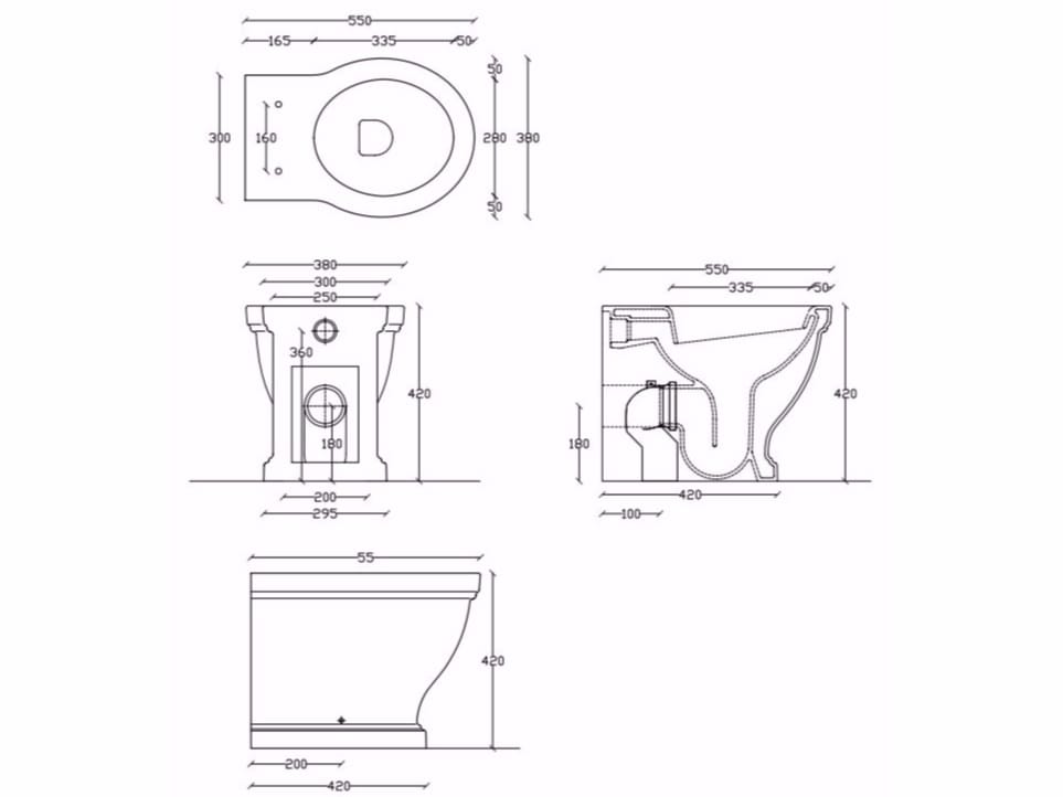 Керамический туалет Galassia ETHOS ARCH-00135500 - Вид №1