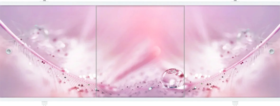 89139529 Экран под ванну фронтальный № 1 168 см цвет розовый Премиум А STLM-0078946 МЕТАКАМ