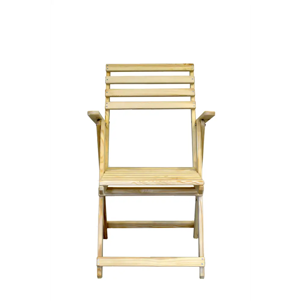 Кресло складное 60х50х75 см дерево бежевое Santreyd STLM-2141127