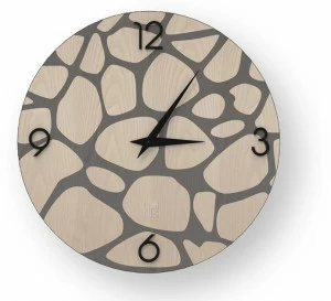 LIGNIS® Настенные часы из инкрустированного дерева Dolcevita nature 10.064 / 10.142