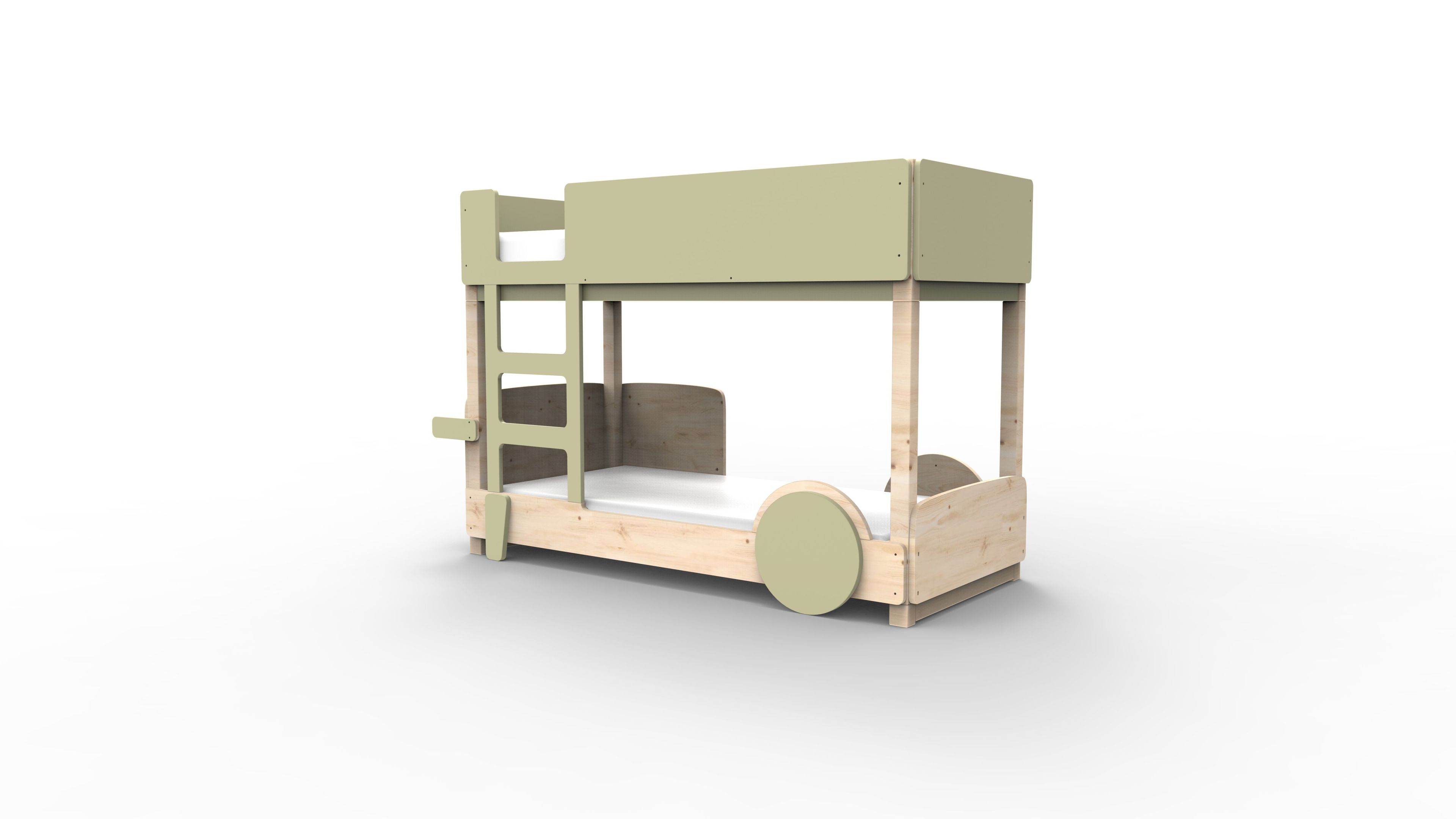 Деревянная двухъярусная кровать Mathy by Bols ARCH-00015757 - Вид №7
