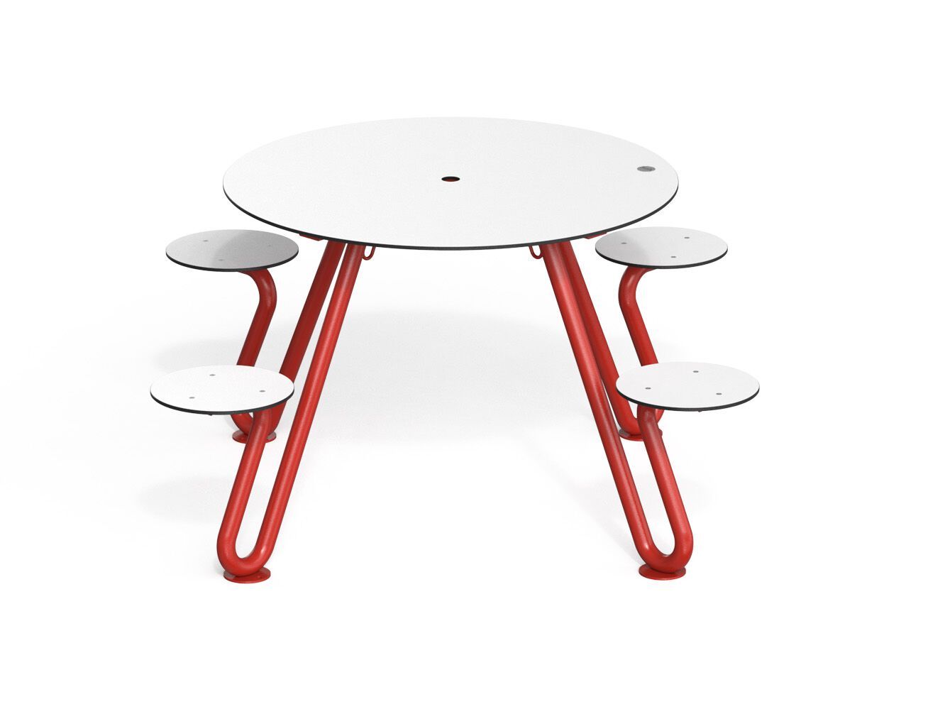 Стальной круглый стол для пикника City Design Zoid ARCH-00078610