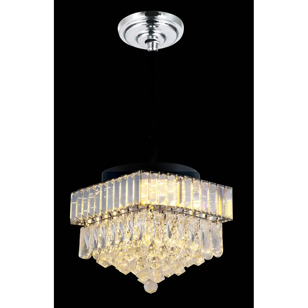 Люстра светодиодная Camelion LCL-1016 10 м² регулируемый белый свет цвет хром STLM-2007089 - Вид №1