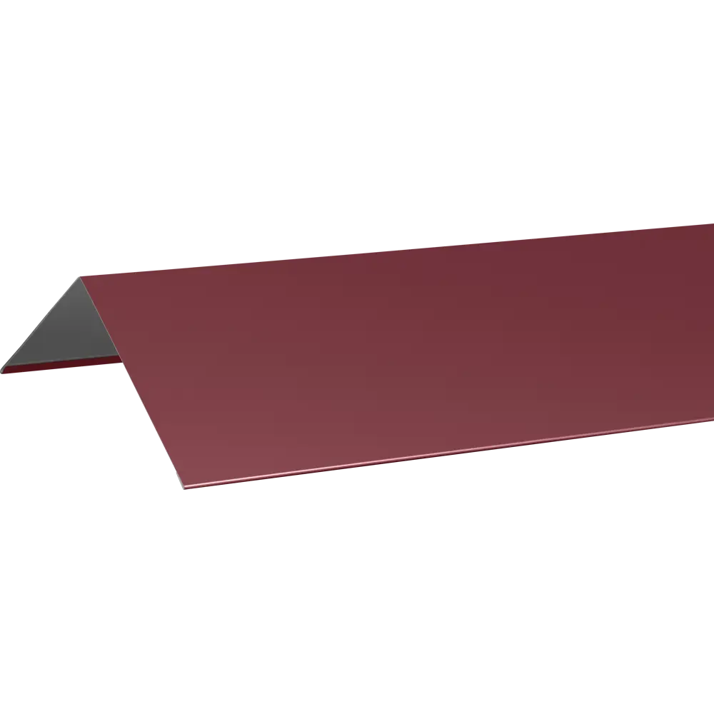Конек плоский 146x146 мм 2 м 0.4 мм цвет RAL 3005 красный Santreyd STLM-2190558