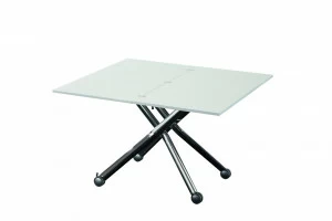 Обеденный стол раздвижной белый 60-120 см Fawn ESF FASHION 044004 Белый