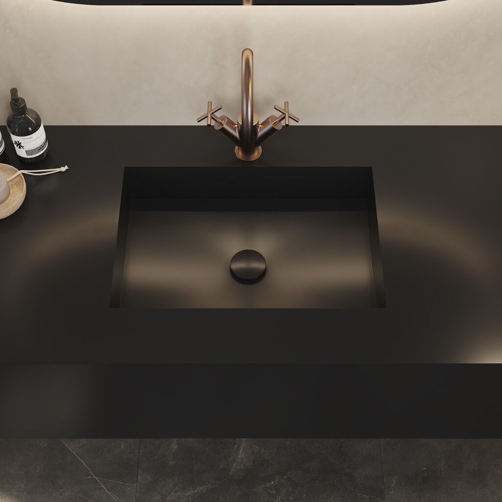 Индивидуальный подвесной умывальник Corian® RILUXA ANDROMEDA DEEP CORIAN® ARCH-00044407