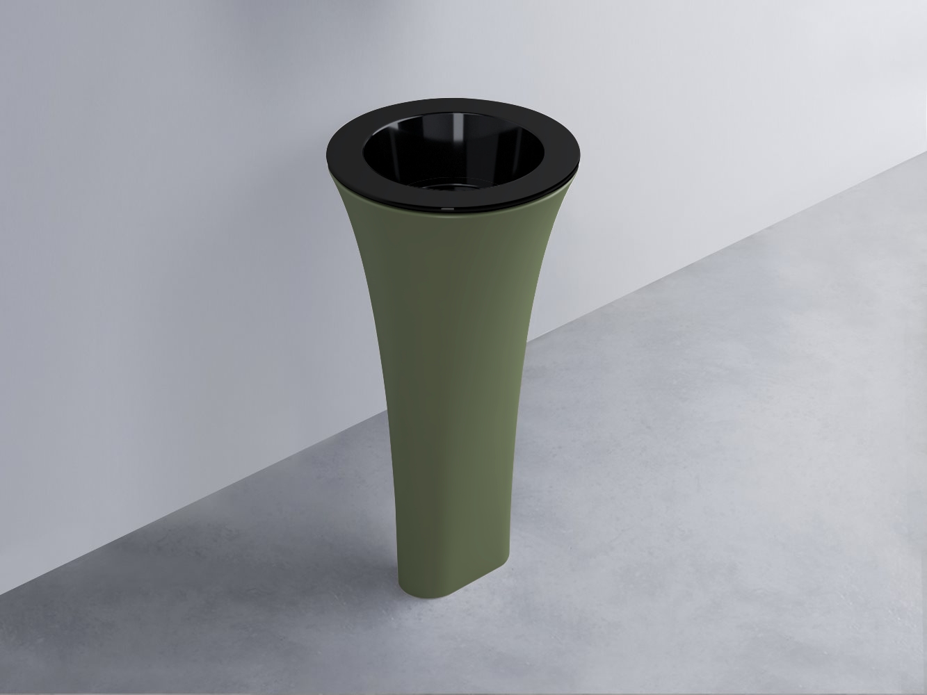 AMLA45-N+AMPILT-N+AMCOLT-AG Раковина Amedeo Tondo отдельностоящая cielo Enjoy + Amedeo Ceramica Cielo
