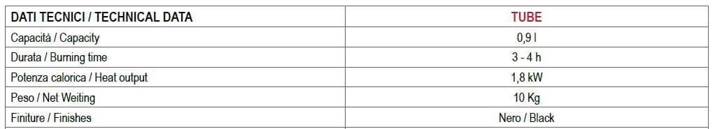 Биоэтанол настенный стальной камин ACQUAFUOCO TUBE ARCH-00137777 - Вид №3