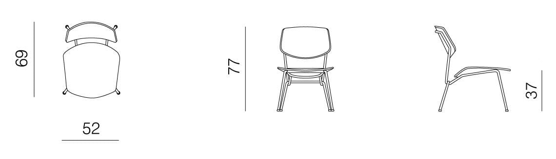 Кресло из фанеры prostoria штамм ARCH-00127068 - Вид №5