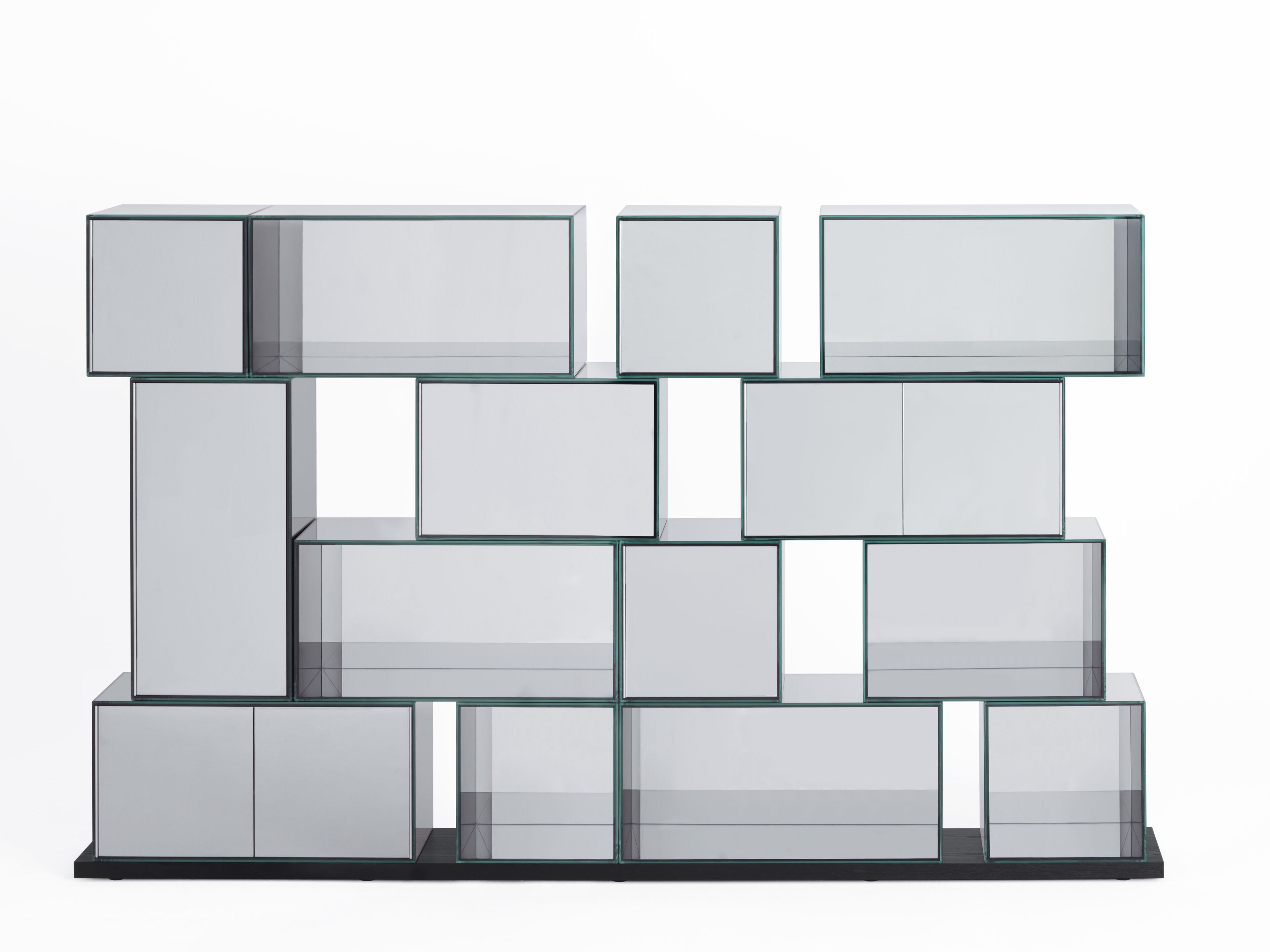 Модульный Хрустальный книжный шкаф Glas Italia Quantum ARCH-00022748 - Вид №1