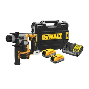 Перфоратор сетевой бесщеточный SDS Plus Dewalt Powerstack DCH172E2T-QW, 18 В, 1.4 Дж