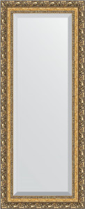 BY 1260 Зеркало с фацетом в багетной раме - виньетка бронзовая 85 mm EVOFORM Exclusive