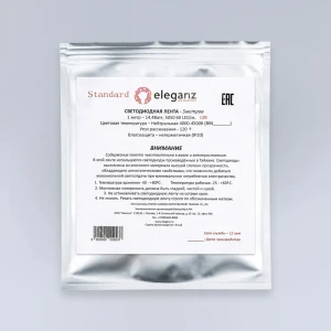 91922941 Светодиодная лента Eleganz Standard 5050 60 LED (14.4W/M) 12V нейтральная 4500К, 5м STLM-1326345