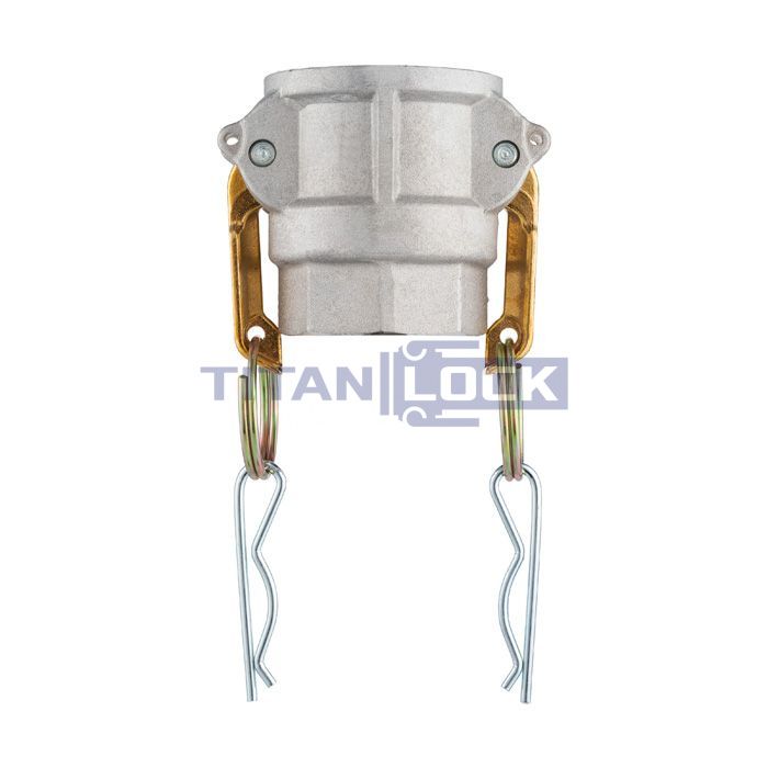 Камлок алюминиевый тип D серия "EcoLine" розетка, внутр. резьба BSP 2", TL200DAL-EL TITAN LOCK 