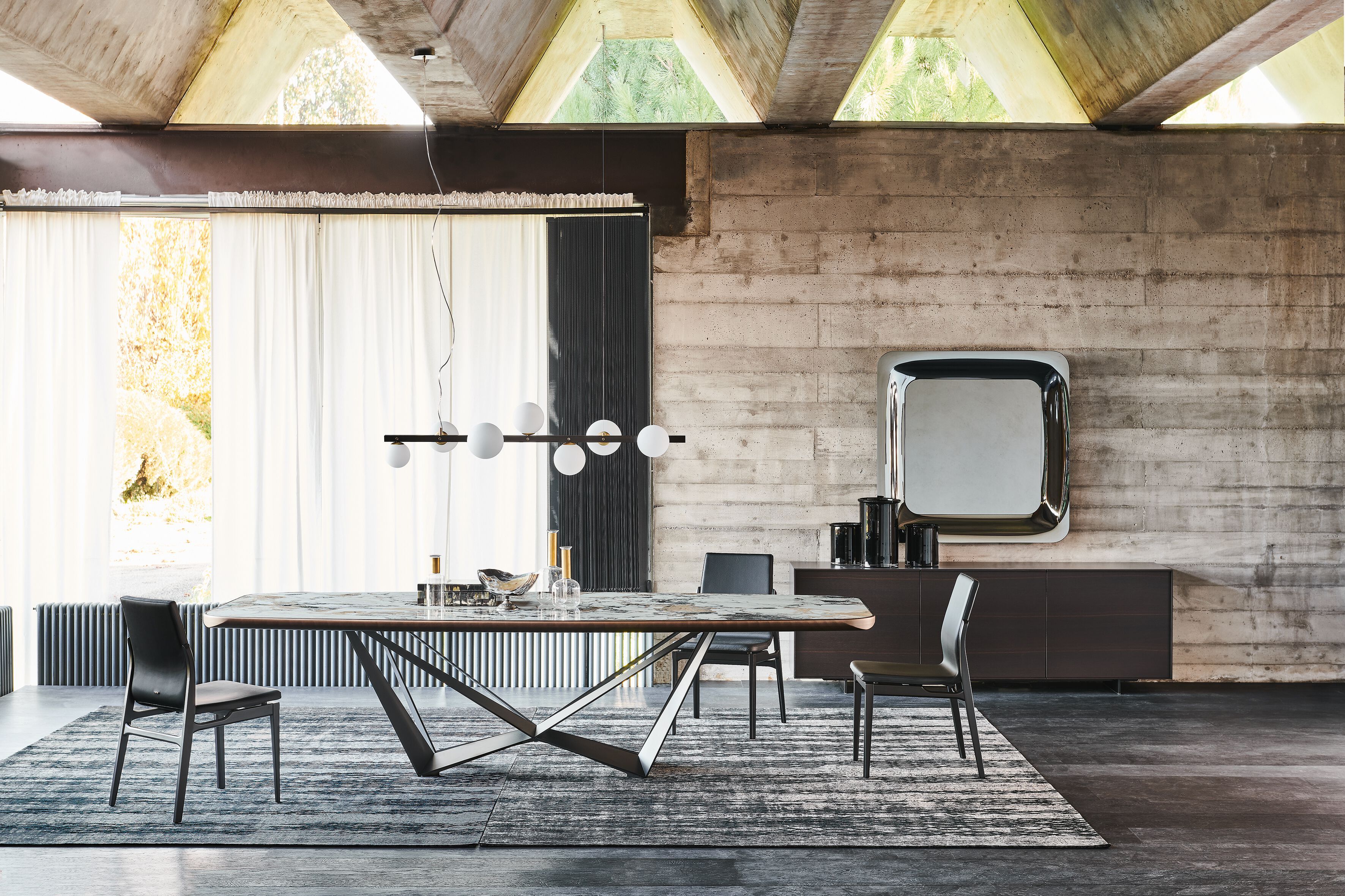 Керамический бочонок стол Cattelan italia Скорпио ARCH-00026300 - Вид №1