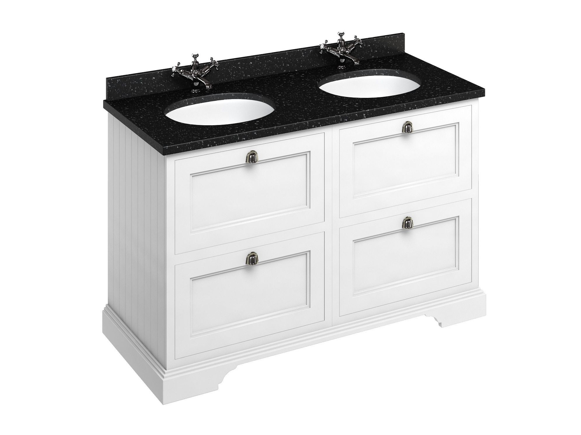 МДФ двойной напольный умывальник с ящиками Burlington MINERVA ARCH-00113131 - Вид №11