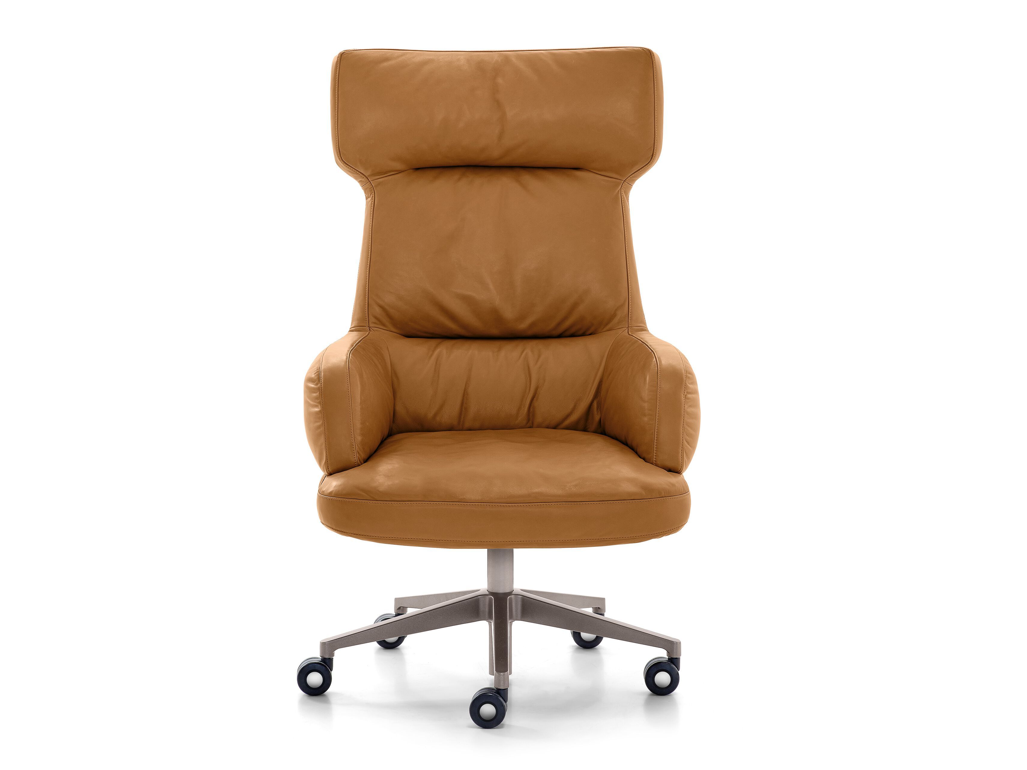 5-спицевое кожаное вращающееся офисное кресло с высокой спинкой Arketipo FORBES ARCH-00023522 - Вид №1