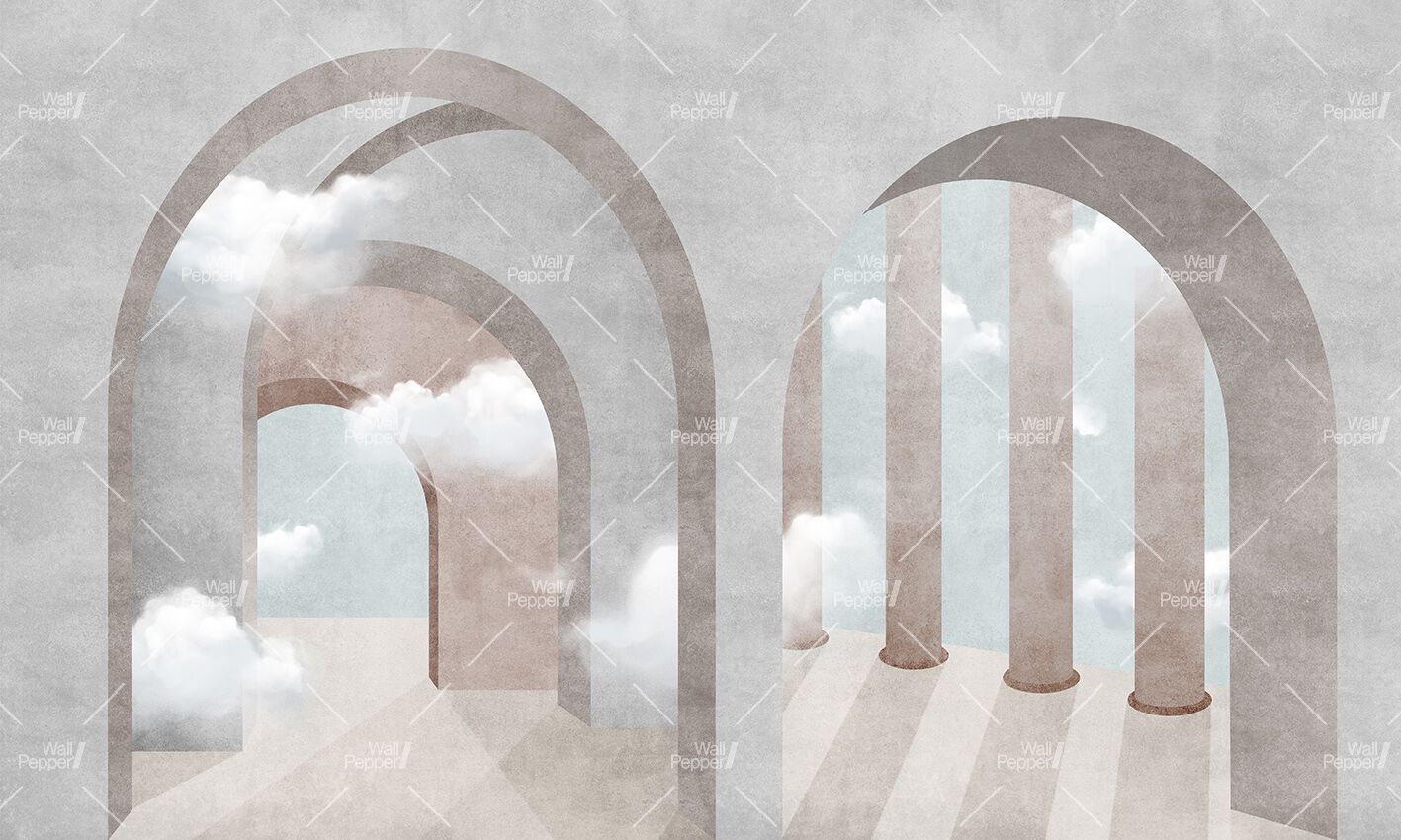 Carta da parati PVC free, eco-friendly, lavabile WallPepper NEFELE ARCH-00073155 - Вид №2
