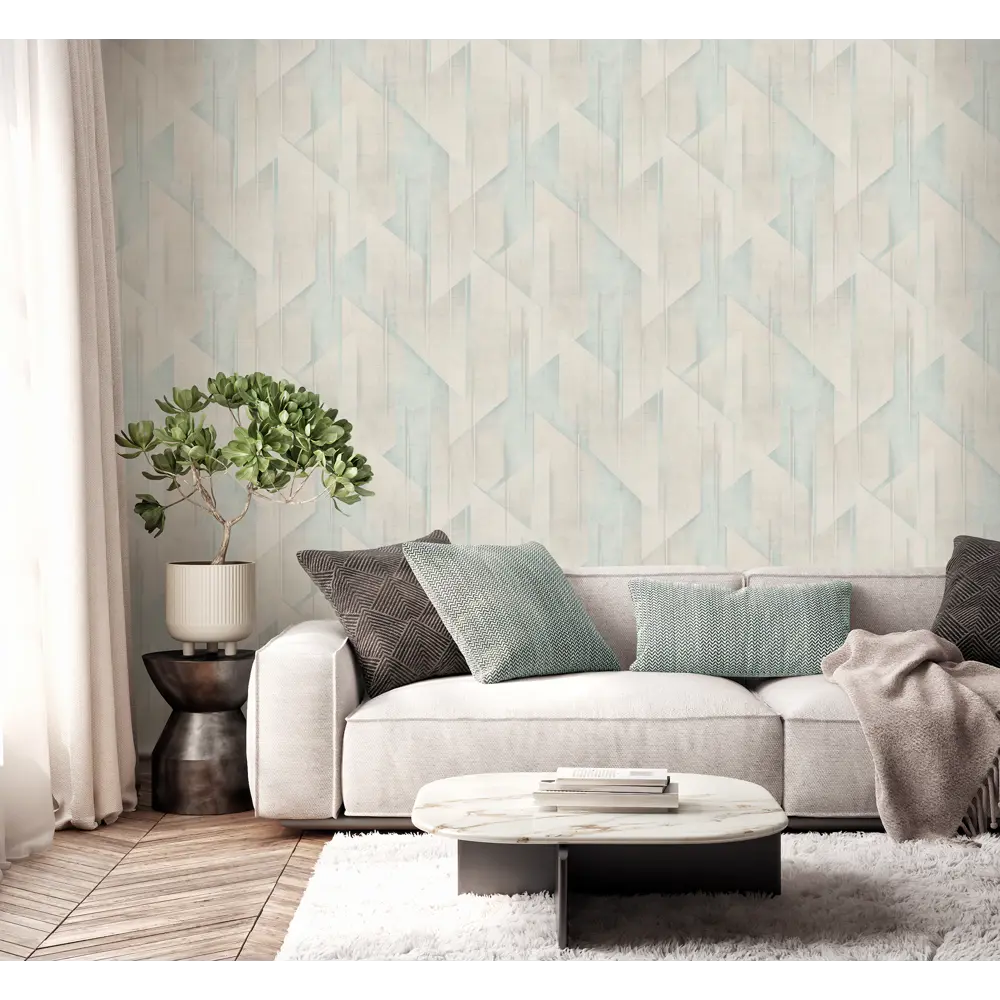 Обои флизелиновые Артекс Авалон зеленые 1.06 м 11126-03 STLM-2071712 - Вид №3