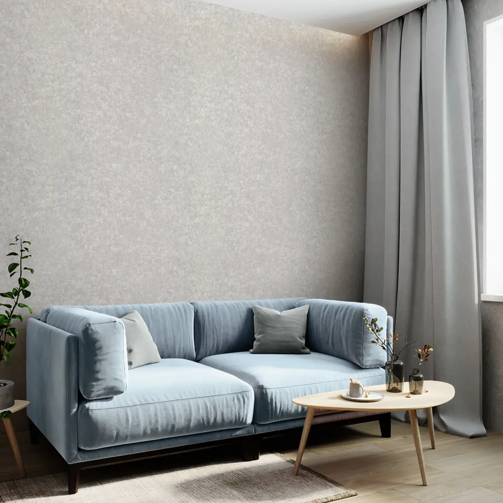 Обои флизелиновые Аспект Ру Шелест серые 1.06 м 70486-46АСП STLM-2144455 - Вид №2