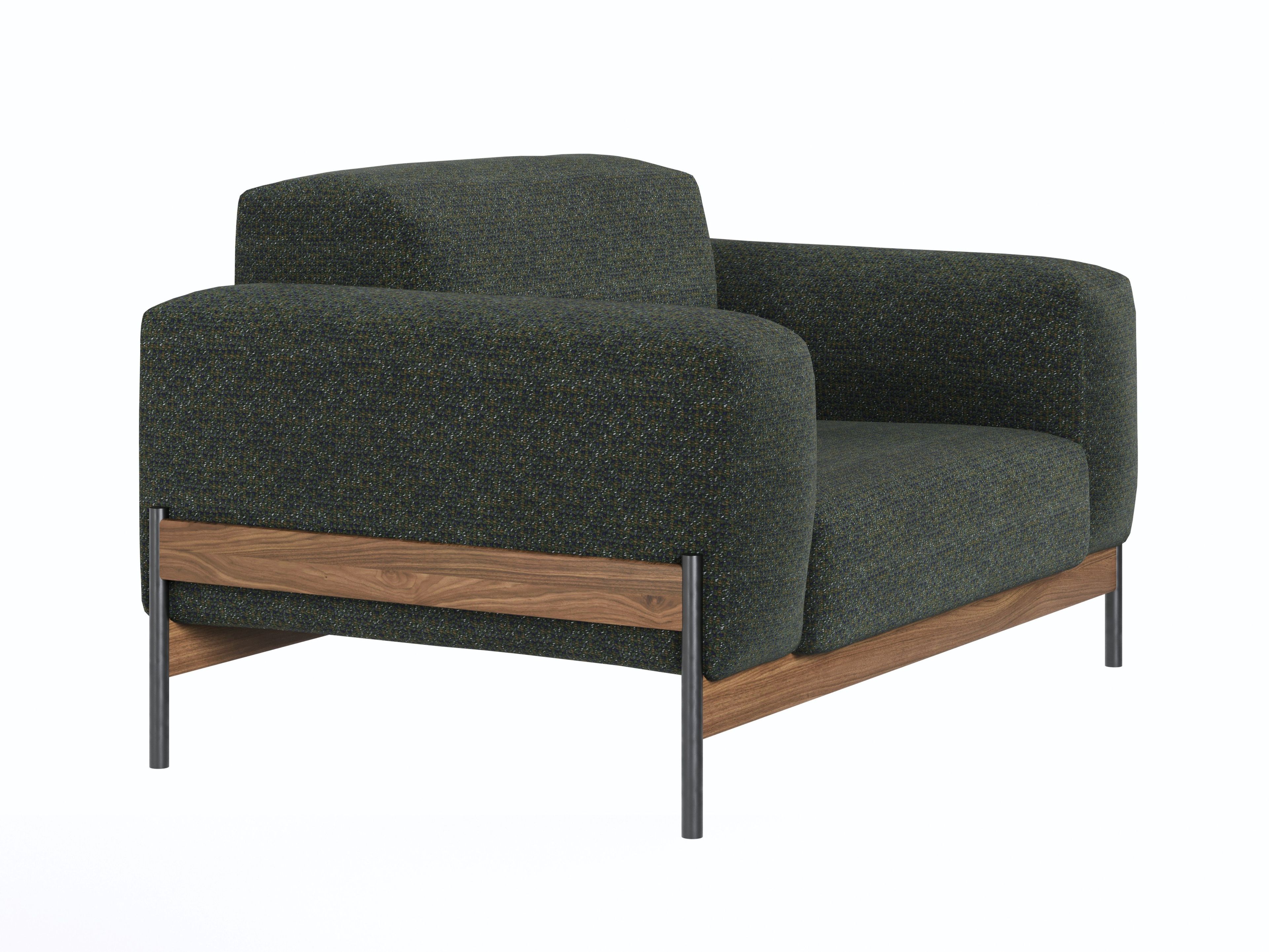 Тканевое кресло с подлокотниками для контракта Wewood Bowie ARCH-00092623