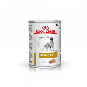 Т0023180 Корм для собак Vet Diet Urinary S/O при мочекаменной болезни конс. 410г ROYAL CANIN