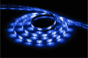 15594228 Cветодиодная LED лента 30SMD(5050)/м, 7.2Вт/м, 5м, IP65, 12V, синий LS607 27693 FERON