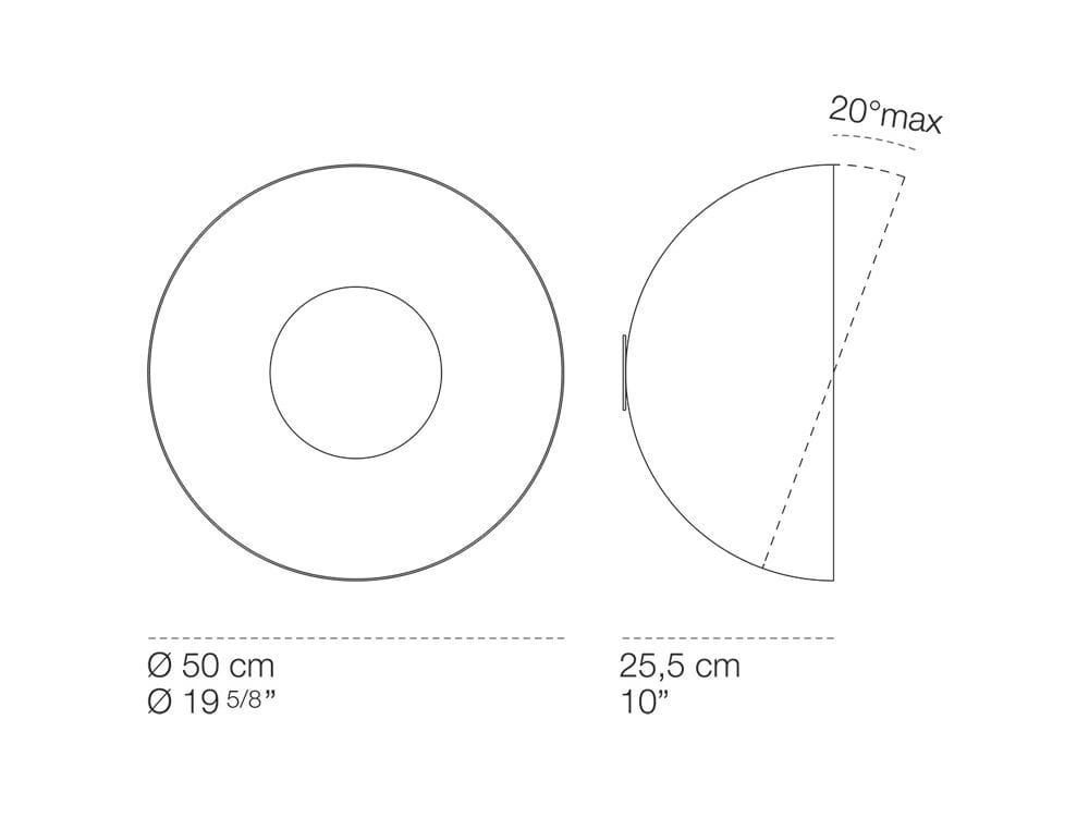 Алюминиевый потолочный светильник / Настенный светильник Cini&Nils Flip ARCH-00032164 - Вид №2