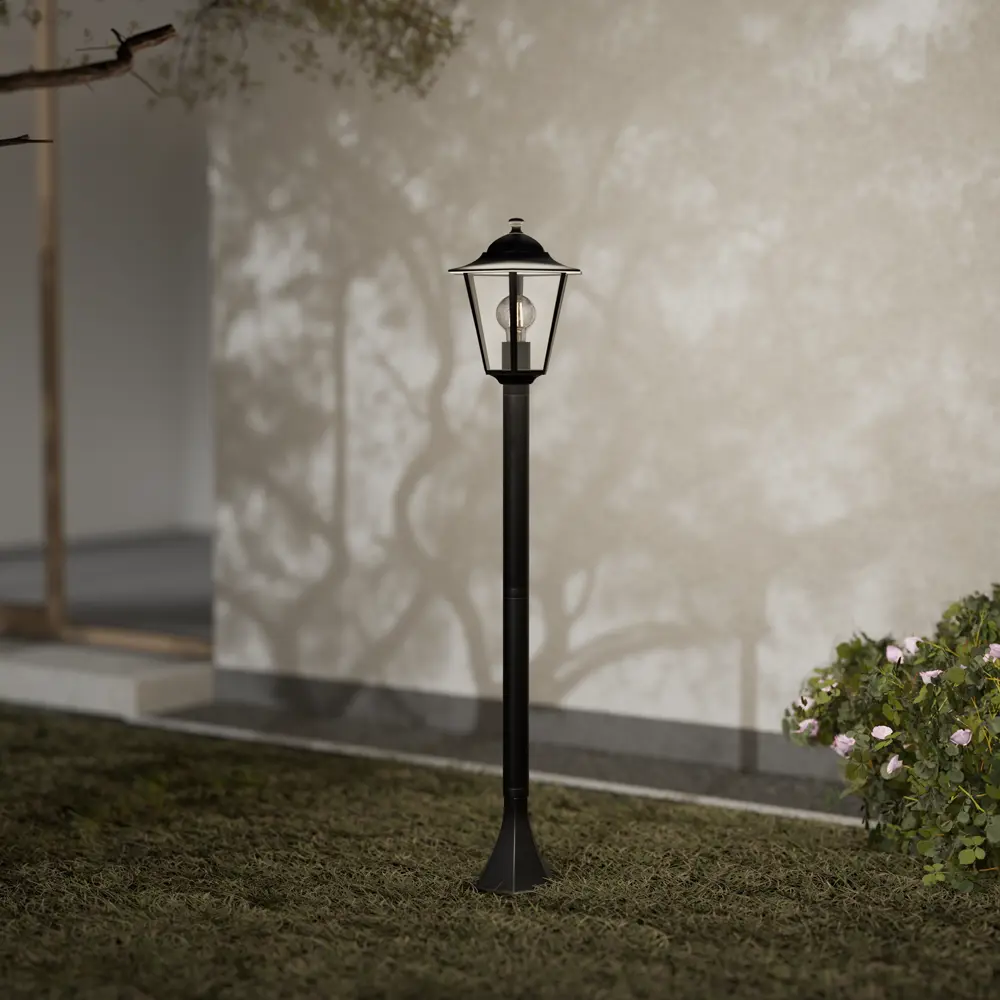 Уличный напольный светильник KREAFORTA Whillans 100 см черный 89387059 STLM-1571759 - Вид №1