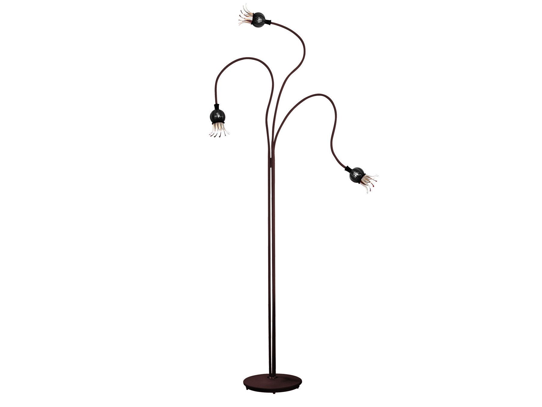 Алюминиевый и стеклянный светодиодный торшер с гибкой рукояткой serien.lighting POPPY ARCH-00021805