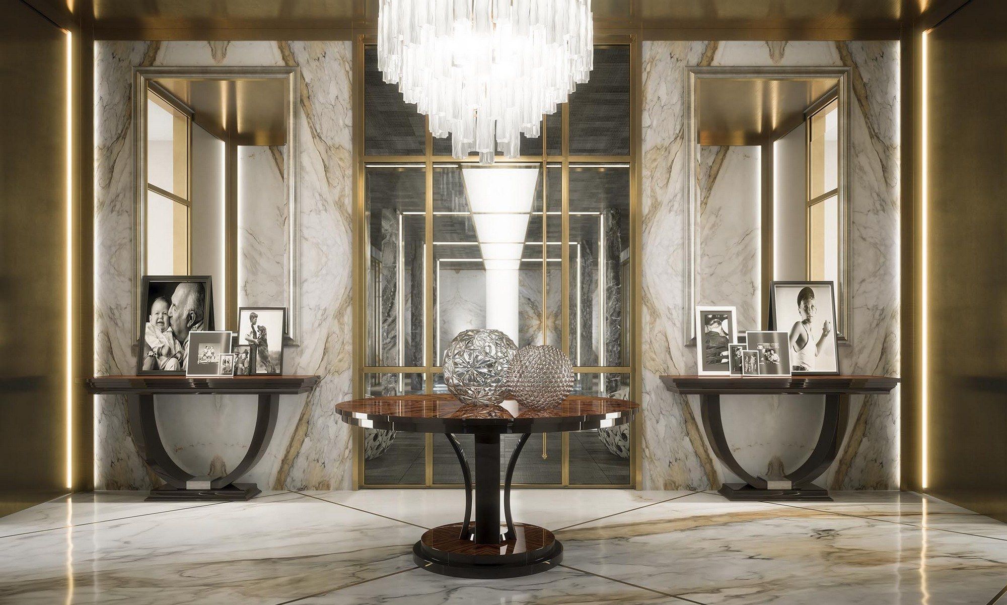 Прямоугольная консоль из шпона GUERRA VANNI Оскар ARCH-00047634 - Вид №2