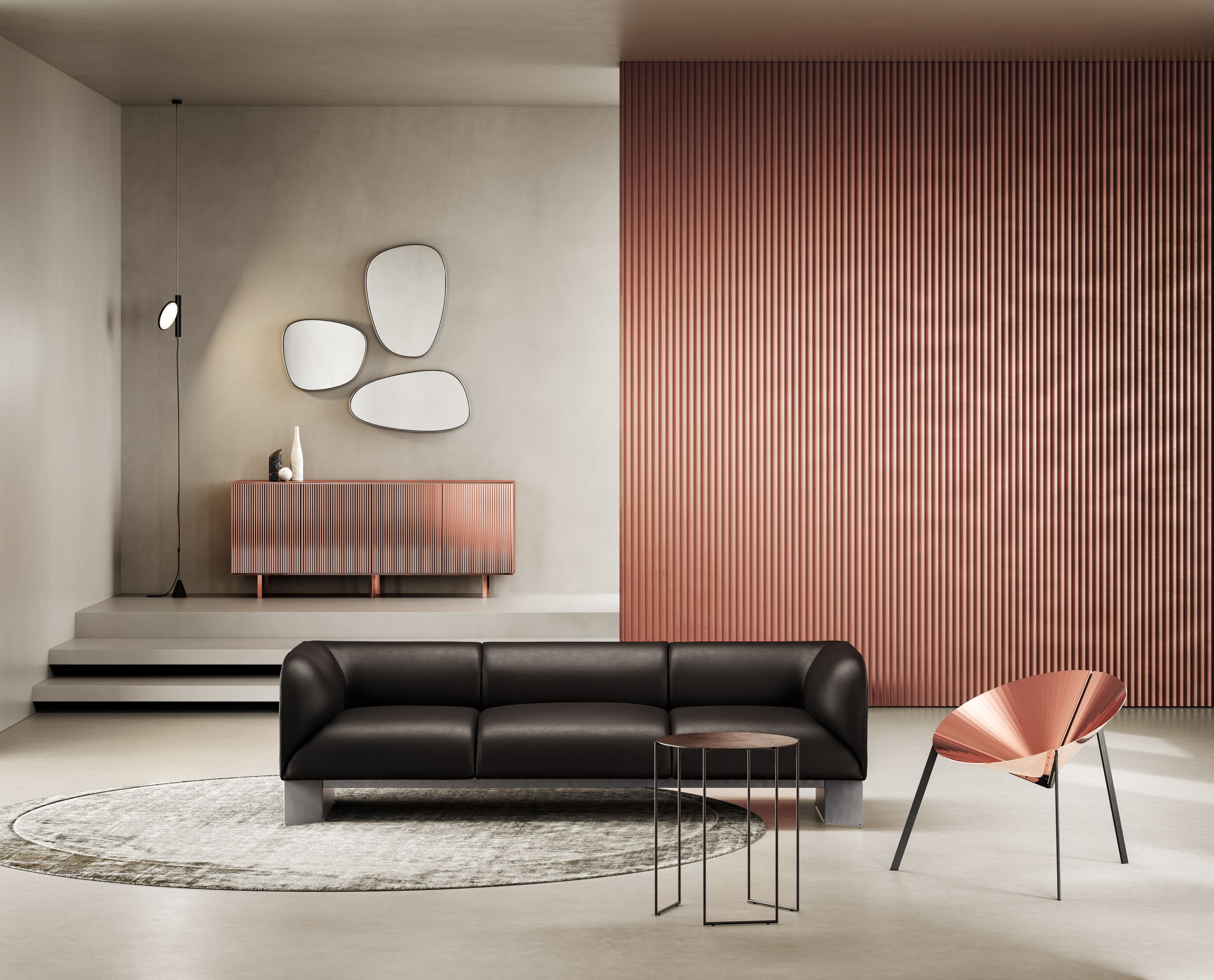 Трехмерное металлическое покрытие DE CASTELLI PLISSÉ ARCH-00096725 - Вид №1